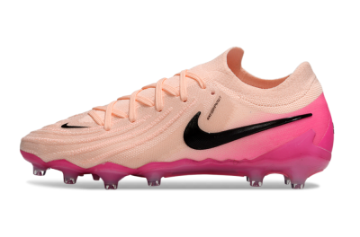 Nike Phantom GX 2 Elite AG Artificial Grass Soccer Cleats - Peach/Flamingo Pink/Black