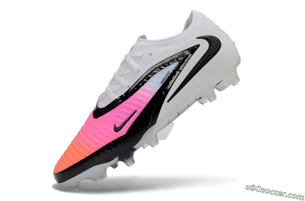 Nike Phantom 6 Elite Low FG Firm Ground Soccer Cleats - Pink/Vibrant Pink/Black 5