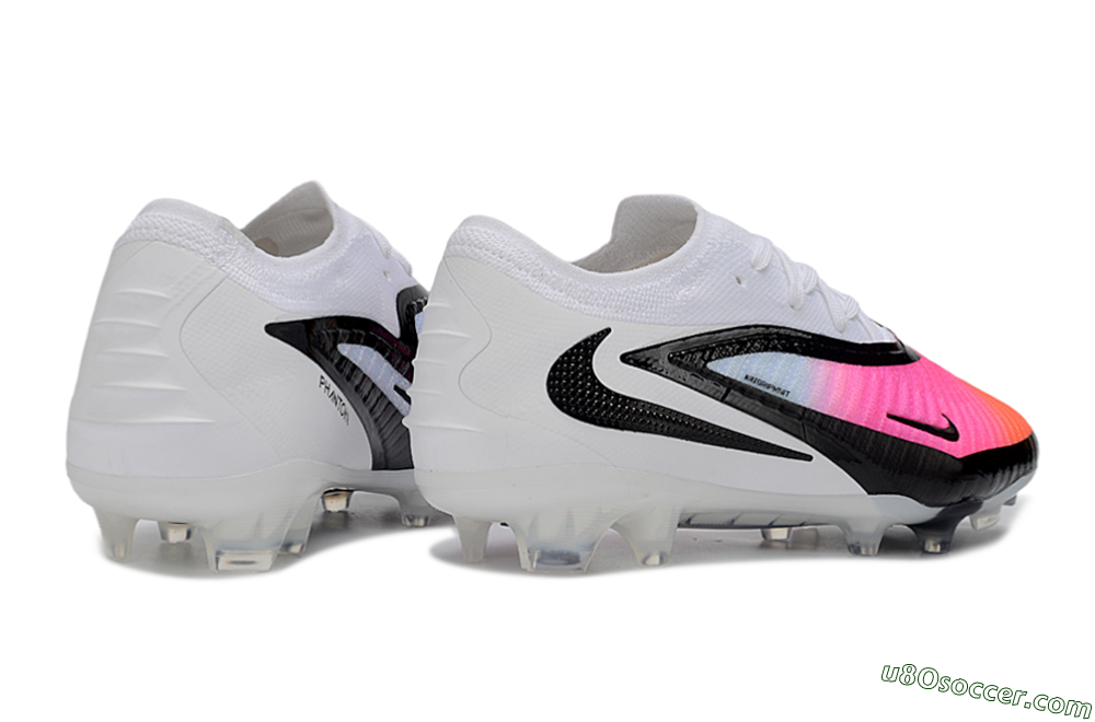 Nike Phantom 6 Elite Low FG Firm Ground Soccer Cleats - Pink/Vibrant Pink/Black 6