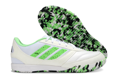 Adidas Top Sala IC Indoor & Futsal Soccer Shoes - White/Vibrant Green/Black