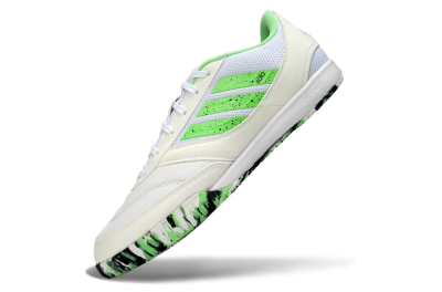 Adidas Top Sala IC Indoor & Futsal Soccer Shoes - White/Vibrant Green/Black