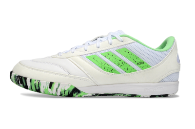 Adidas Top Sala IC Indoor & Futsal Soccer Shoes - White/Vibrant Green/Black