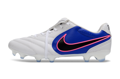 Nike Tiempo Legend SE FG Firm Ground Soccer Cleats - White/Electric Blue/Hot Pink