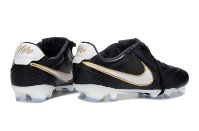 Nike Tiempo Legend SE FG Firm Ground Soccer Cleats - Black/Gold/White