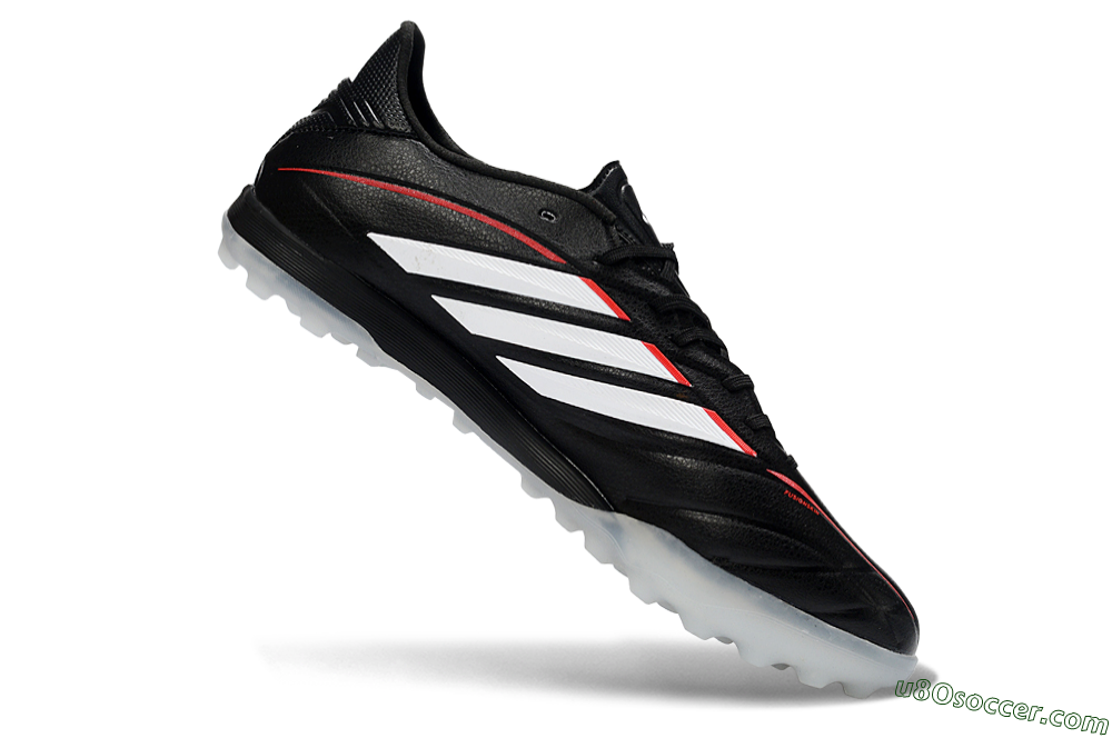 Adidas Copa Pure 4 Elite TF Artificial Turf Soccer Shoes - Black/Crimson Red/Icy Blue 4