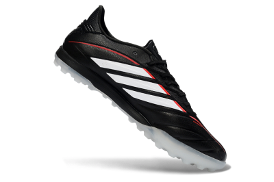 Adidas Copa Pure 4 Elite TF Artificial Turf Soccer Shoes - Black/Crimson Red/Icy Blue