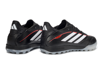 Adidas Copa Pure 4 Elite TF Artificial Turf Soccer Shoes - Black/Crimson Red/Icy Blue