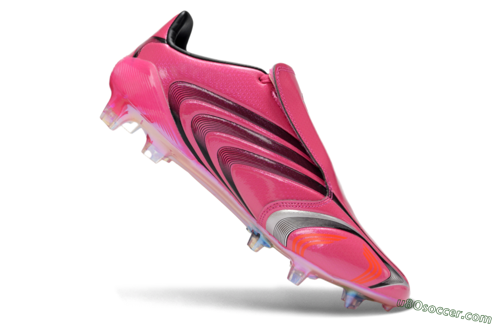 Adidas F50 Elite Laceless FG Firm Ground Soccer Cleats - Pink/Vibrant Magenta/Sleek Black 4