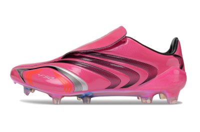 Adidas F50 Elite Laceless FG Firm Ground Soccer Cleats - Pink/Vibrant Magenta/Sleek Black