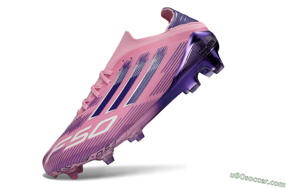 Adidas F50 Elite FG Firm Ground Soccer Cleats - Pink/Vibrant Pink/Dark Purple 5