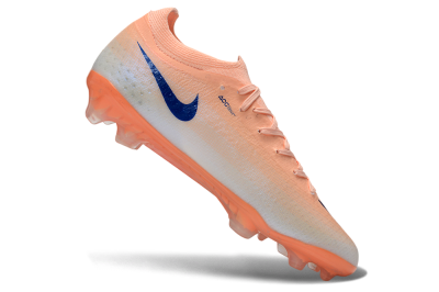 Nike Air Zoom Mercurial Vapor 17 Elite FG Firm Ground Soccer Cleats - Peach/Sky Blue/Light Orange