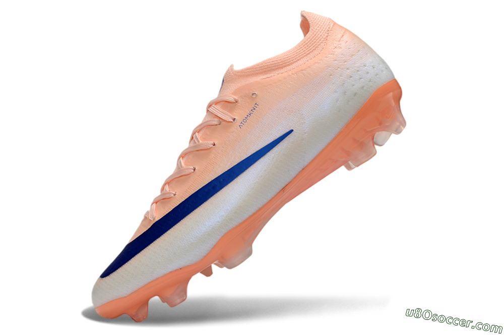 Nike Air Zoom Mercurial Vapor 17 Elite FG Firm Ground Soccer Cleats - Peach/Sky Blue/Light Orange 5