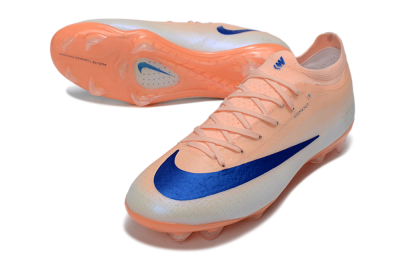 Nike Air Zoom Mercurial Vapor 17 Elite FG Firm Ground Soccer Cleats - Peach/Sky Blue/Light Orange