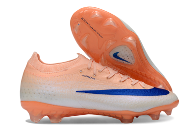 Nike Air Zoom Mercurial Vapor 17 Elite FG Firm Ground Soccer Cleats - Peach/Sky Blue/Light Orange