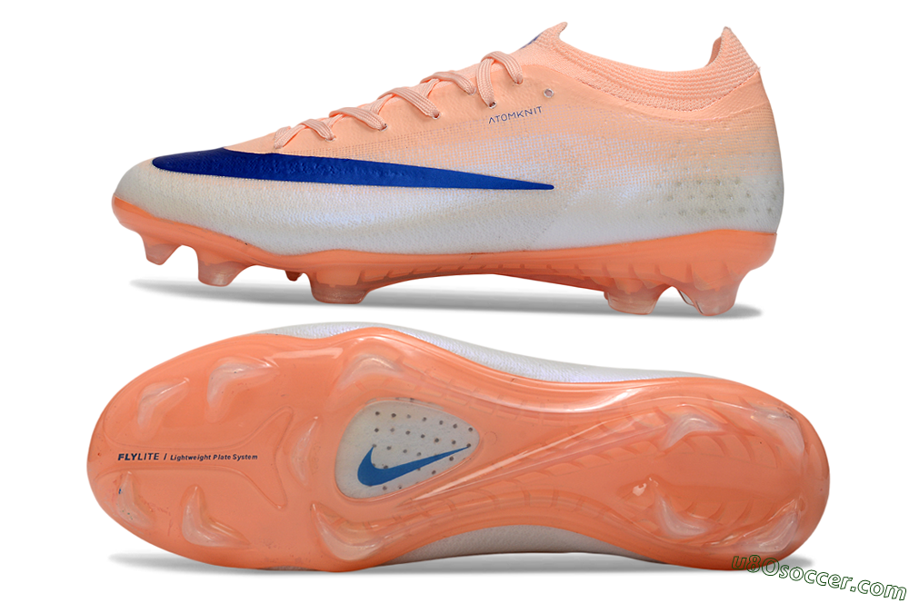 Nike Air Zoom Mercurial Vapor 17 Elite FG Firm Ground Soccer Cleats - Peach/Sky Blue/Light Orange 0