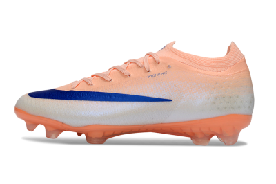 Nike Air Zoom Mercurial Vapor 17 Elite FG Firm Ground Soccer Cleats - Peach/Sky Blue/Light Orange