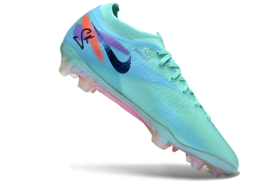 Nike Air Zoom Mercurial Vapor 17 Elite FG Firm Ground Soccer Cleats - Aqua/Coral Burst/Sky Blue