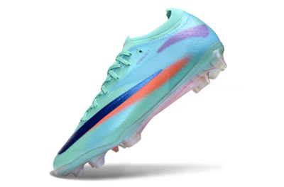 Nike Air Zoom Mercurial Vapor 17 Elite FG Firm Ground Soccer Cleats - Aqua/Coral Burst/Sky Blue