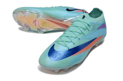 Nike Air Zoom Mercurial Vapor 17 Elite FG Firm Ground Soccer Cleats - Aqua/Coral Burst/Sky Blue