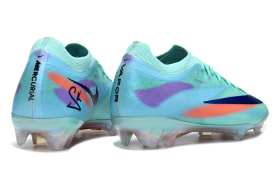 Nike Air Zoom Mercurial Vapor 17 Elite FG Firm Ground Soccer Cleats - Aqua/Coral Burst/Sky Blue