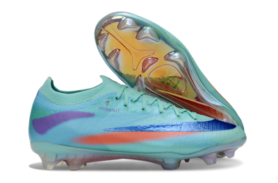 Nike Air Zoom Mercurial Vapor 17 Elite FG Firm Ground Soccer Cleats - Aqua/Coral Burst/Sky Blue