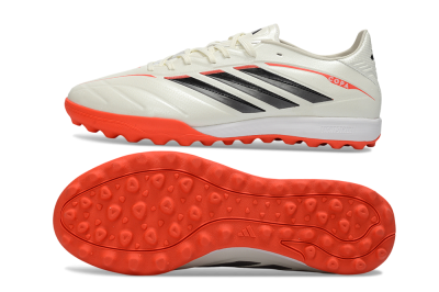 Adidas Copa Pure 4 Elite TF Artificial Turf Soccer Shoes - White/Fiery Orange/Black
