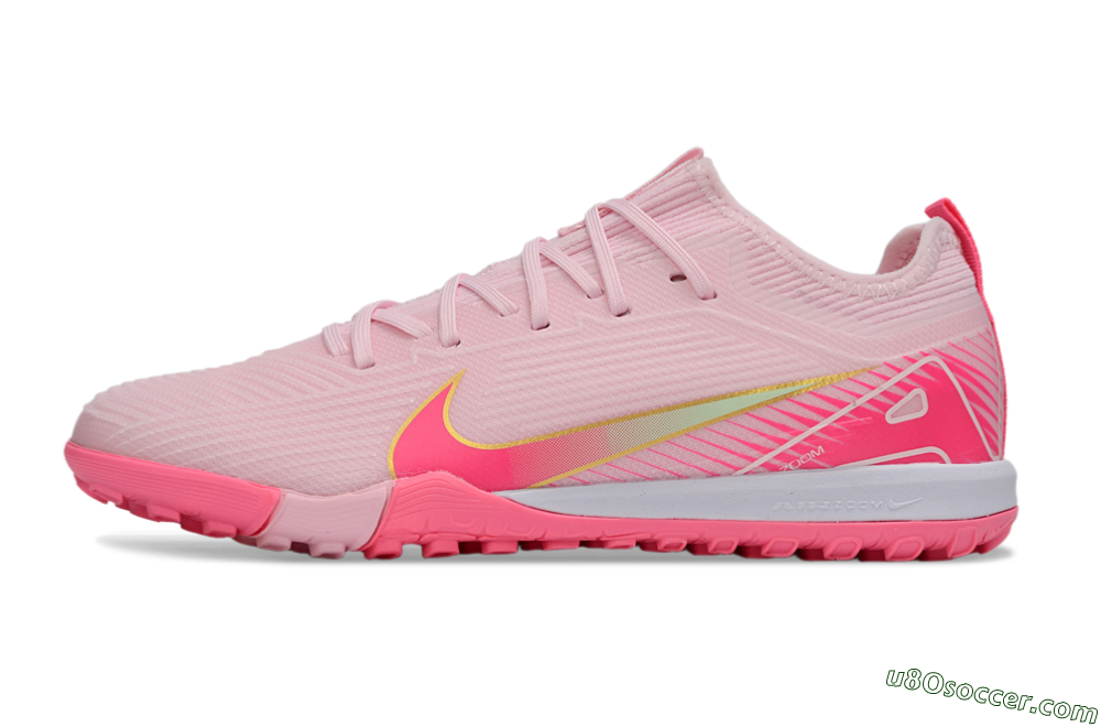 Nike Air Zoom Mercurial Vapor 16 Pro TF Artificial Turf Soccer Shoes - Pink/Coral Blush/Fluorescent Pink 2