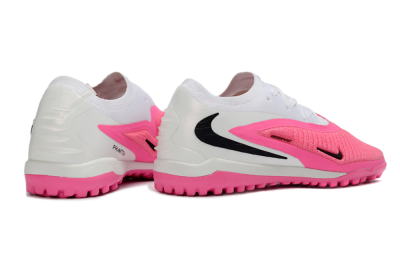 Nike Phantom 6 Elite Low TF Artificial Turf Soccer Shoes - Pink/Bright Pink/White