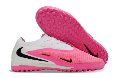 Nike Phantom 6 Elite Low TF Artificial Turf Soccer Shoes - Pink/Bright Pink/White