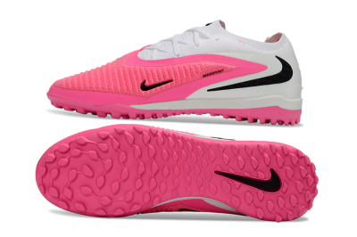 Nike Phantom 6 Elite Low TF Artificial Turf Soccer Shoes - Pink/Bright Pink/White