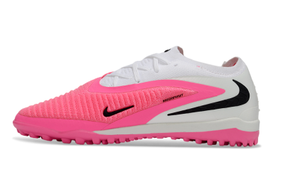 Nike Phantom 6 Elite Low TF Artificial Turf Soccer Shoes - Pink/Bright Pink/White