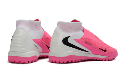 Nike Phantom 6 High Elite TF Artificial Turf Soccer Shoes - Pink/Neon Glow/Pure Pink