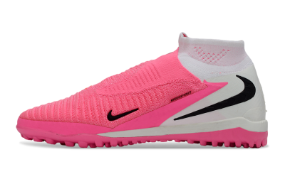 Nike Phantom 6 High Elite TF Artificial Turf Soccer Shoes - Pink/Neon Glow/Pure Pink