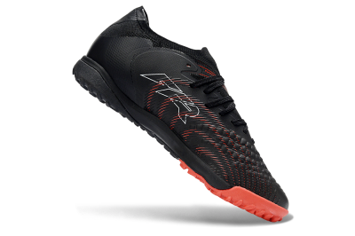 Puma Future 8 Ultimate TF Artificial Turf Soccer Shoes - Black/Fiery Red/Shadow Black