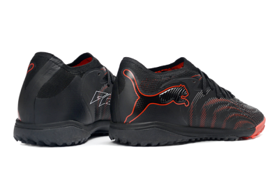 Puma Future 8 Ultimate TF Artificial Turf Soccer Shoes - Black/Fiery Red/Shadow Black