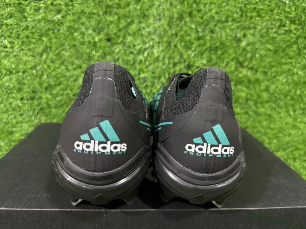 Adidas Predator 26 Elite FG Firm Ground Soccer Cleats - Black/Turquoise Blue/Deep Navy
