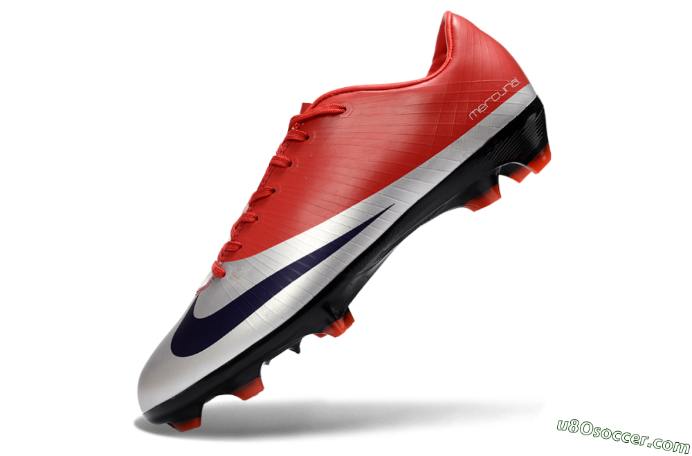 Nike Air Zoom Mercurial Vapor 16 Elite FG Firm Ground Soccer Cleats - Red/Vibrant Red/Steel Gray 5