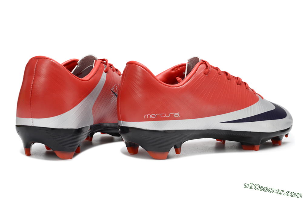 Nike Air Zoom Mercurial Vapor 16 Elite FG Firm Ground Soccer Cleats - Red/Vibrant Red/Steel Gray 6