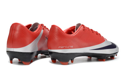 Nike Air Zoom Mercurial Vapor 16 Elite FG Firm Ground Soccer Cleats - Red/Vibrant Red/Steel Gray