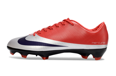 Nike Air Zoom Mercurial Vapor 16 Elite FG Firm Ground Soccer Cleats - Red/Vibrant Red/Steel Gray