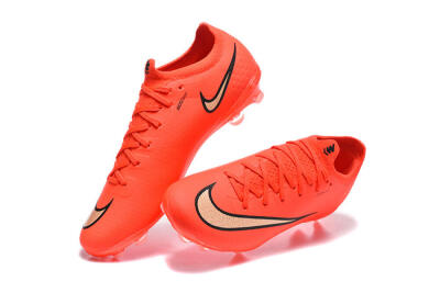 Nike Air Zoom Mercurial Vapor 17 Elite FG Firm Ground Soccer Cleats - Orange/Neon Burst/Golden Accents