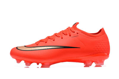 Nike Air Zoom Mercurial Vapor 17 Elite FG Firm Ground Soccer Cleats - Orange/Neon Burst/Golden Accents