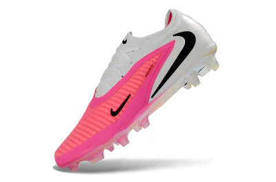 Nike Phantom 6 Elite Low FG Firm Ground Soccer Cleats - Pink/Electric Pink/White
