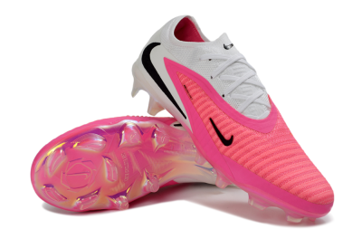 Nike Phantom 6 Elite Low FG Firm Ground Soccer Cleats - Pink/Electric Pink/White
