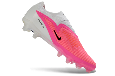 Nike Phantom 6 Elite Low FG Firm Ground Soccer Cleats - Pink/Electric Pink/White
