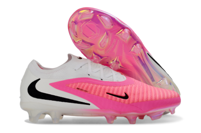 Nike Phantom 6 Elite Low FG Firm Ground Soccer Cleats - Pink/Electric Pink/White