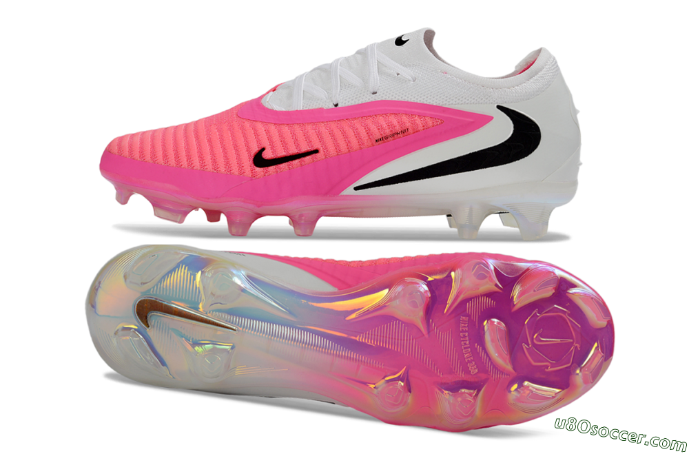 Nike Phantom 6 Elite Low FG Firm Ground Soccer Cleats - Pink/Electric Pink/White 0