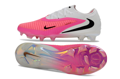 Nike Phantom 6 Elite Low FG Firm Ground Soccer Cleats - Pink/Electric Pink/White