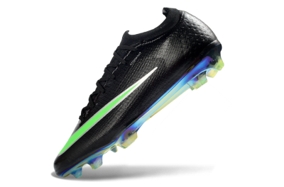 Nike Air Zoom Mercurial Vapor 17 Elite FG Firm Ground Soccer Cleats - Black/Neon Green/Iridencent