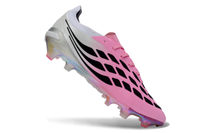 Adidas Predator 26 Elite FG Firm Ground Soccer Cleats - Pink/Electric Pink/Black